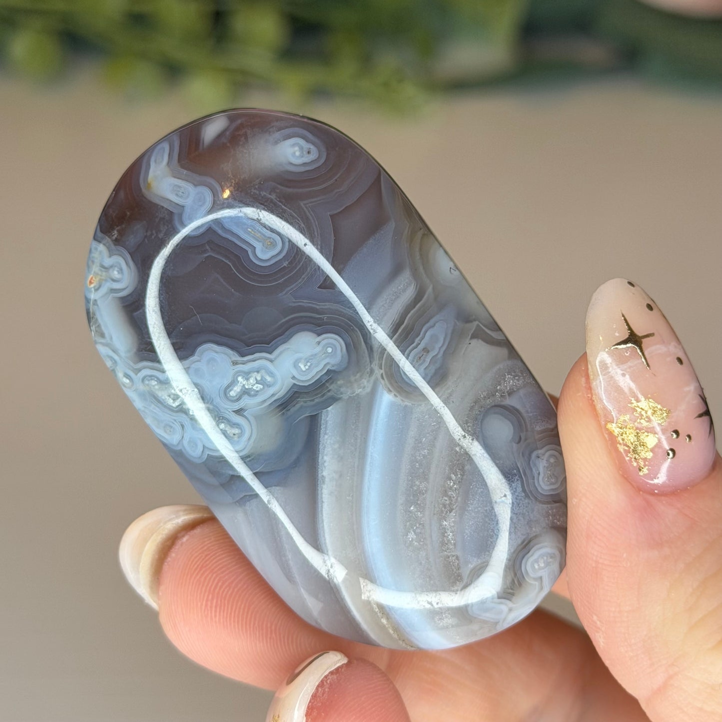 Swazi Agate Palmstones