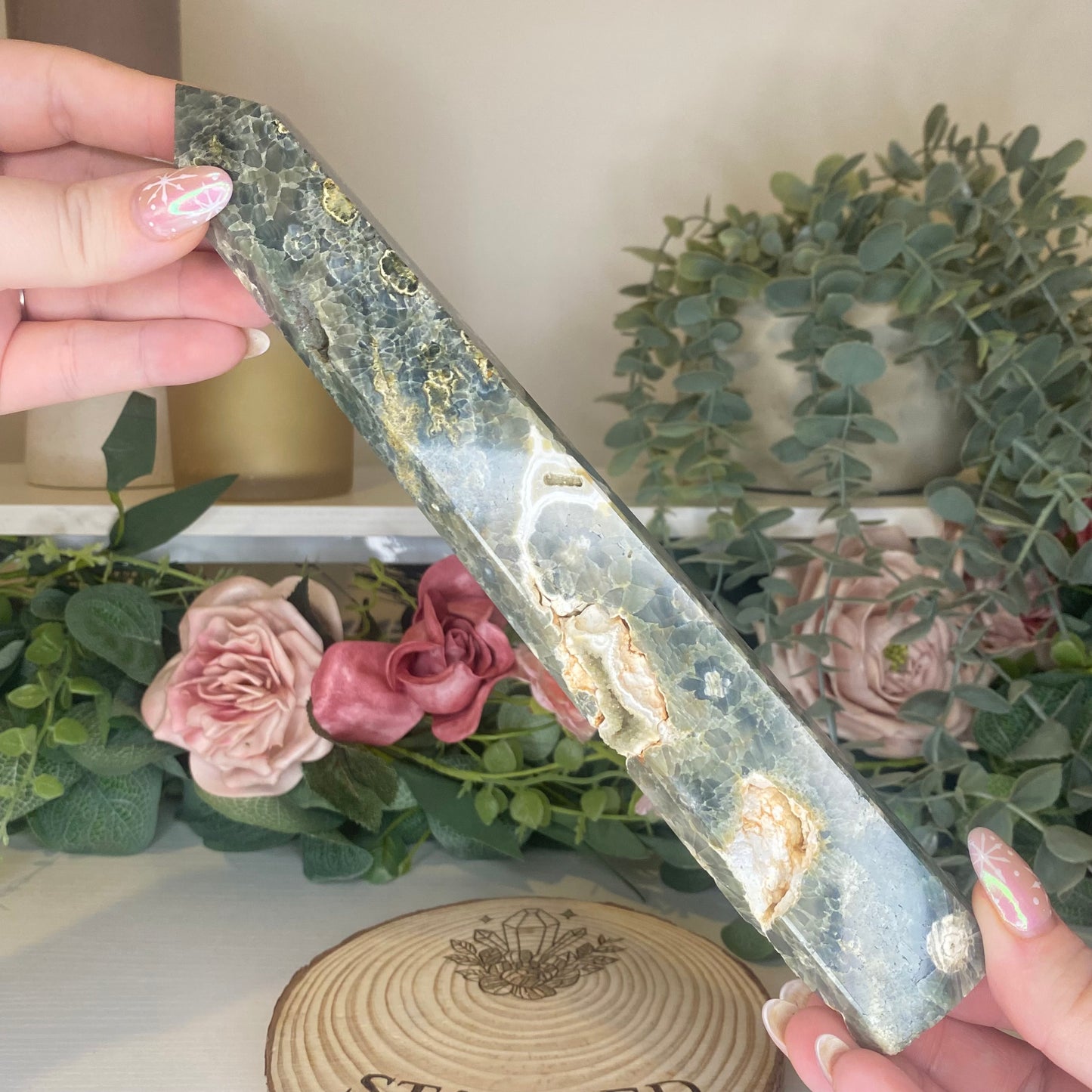 Rainforest Jasper Statement Tower (Imperfect)