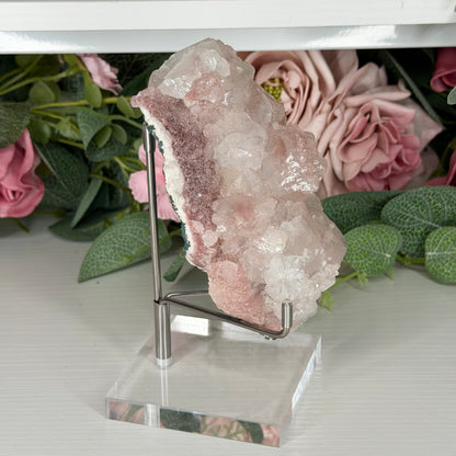 Apophyllite With Pink Chalcedony B