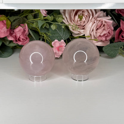 Rose Quartz Spheres