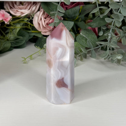 Pink Jelly Agate Towers