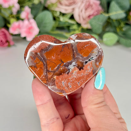 Brecciated Jasper Hearts