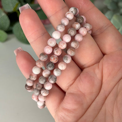 Pink Opal Bracelet (6mm)