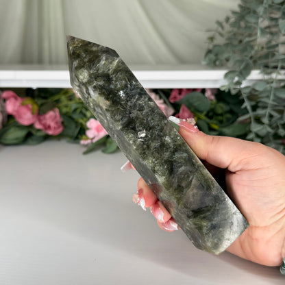 Green Mica Statement Towers (Imperfect)