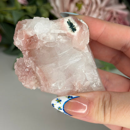 Apophyllite With Pink Chalcedony H