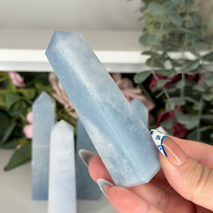 Blue Calcite Towers