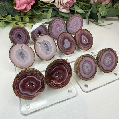Zhanguo Agate Geode Pairs