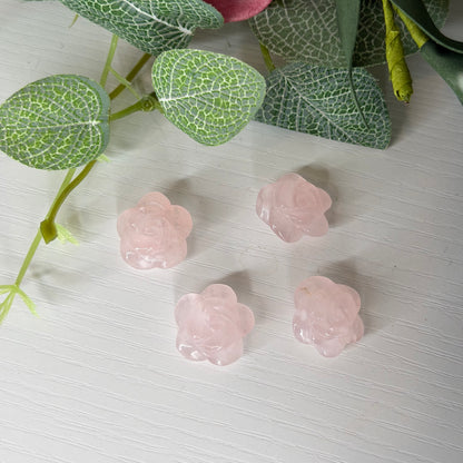 Rose Quartz Mini Rose