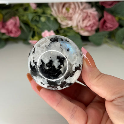 Rainbow Moonstone Spheres