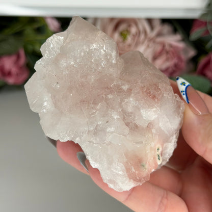 Apophyllite With Pink Chalcedony E