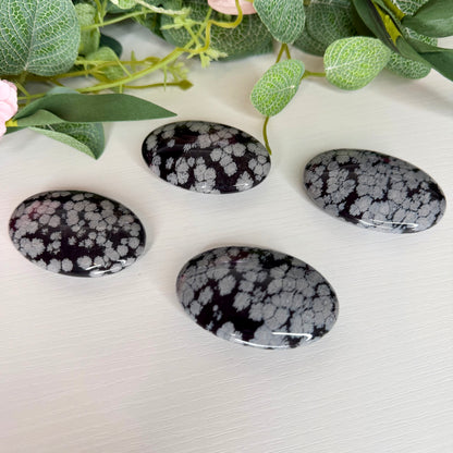 Snowflake Obsidian Palmstones