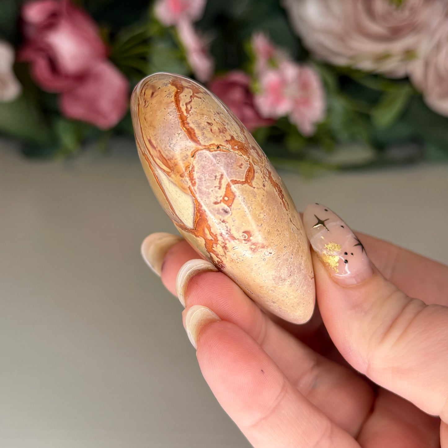 Polychrome Jasper Hearts