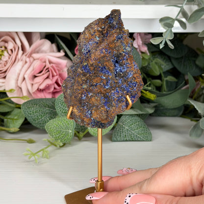 Azurite With Malachite From Indonesia