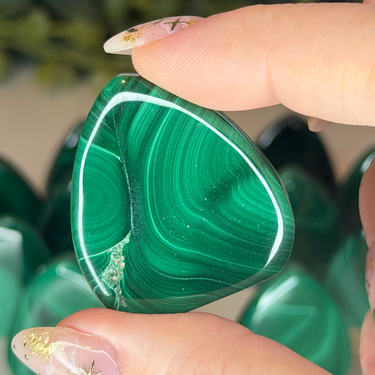 Mini Malachite Teardrop (Intuitively Chosen)