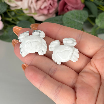 Howlite Crab