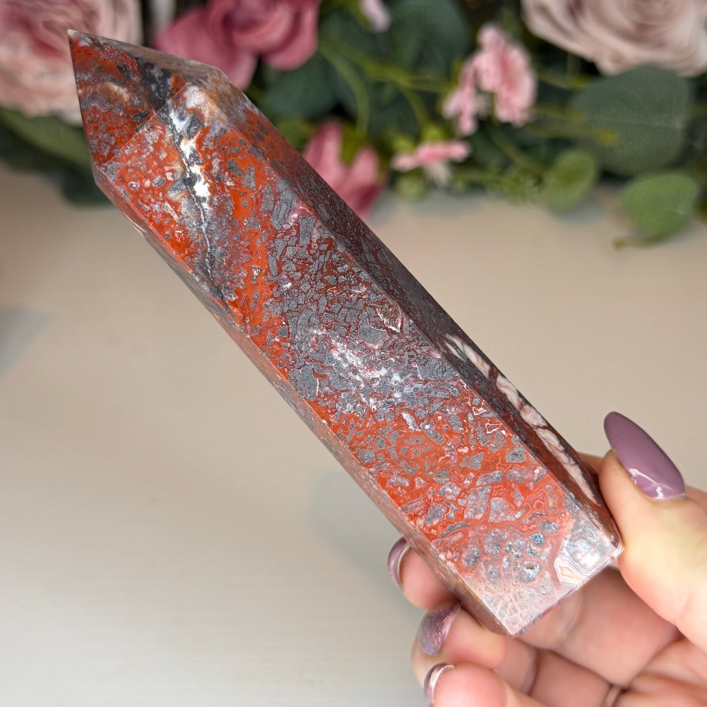 Mexican Lace Agate Towers