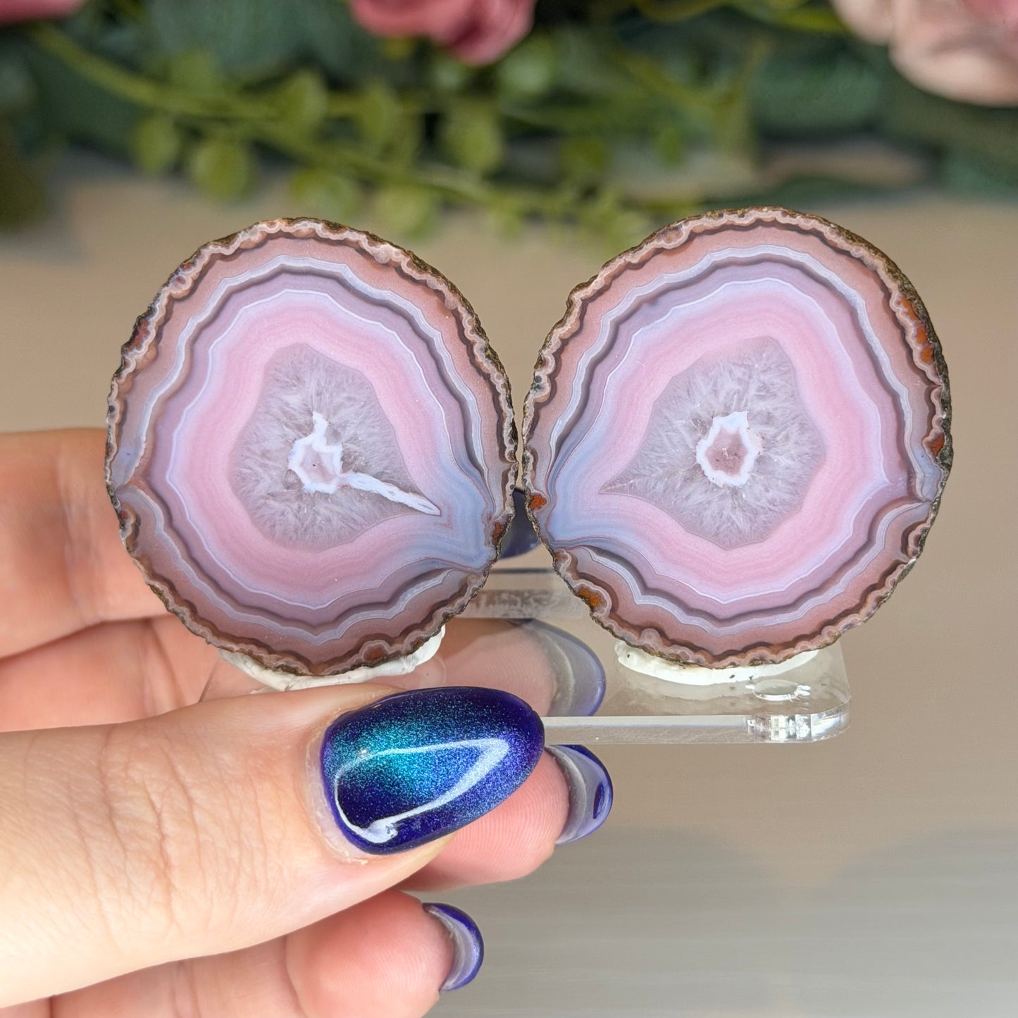 Zhanguo Agate Geode Pairs