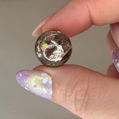 Rainbow Smokey Quartz Mini Spheres