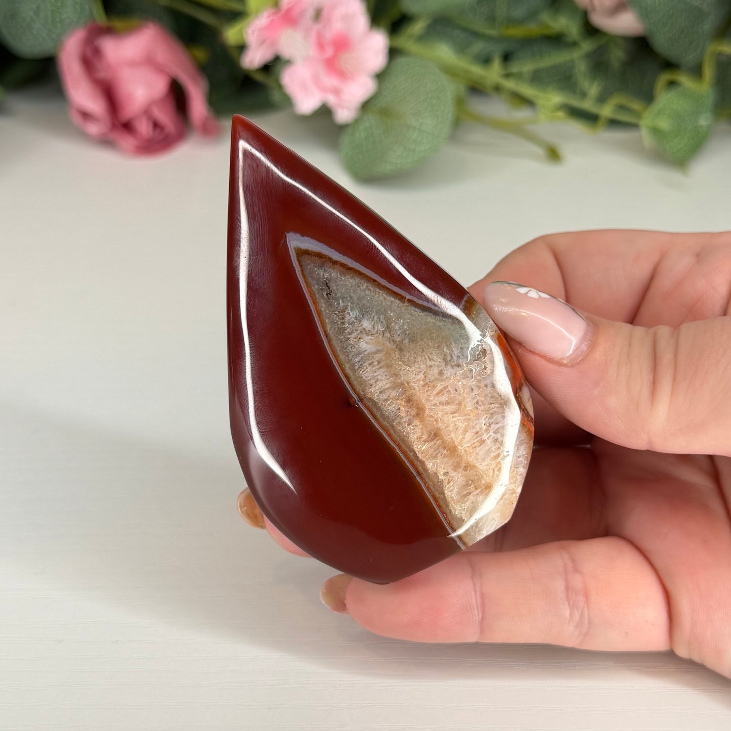 Carnelian Teardrops