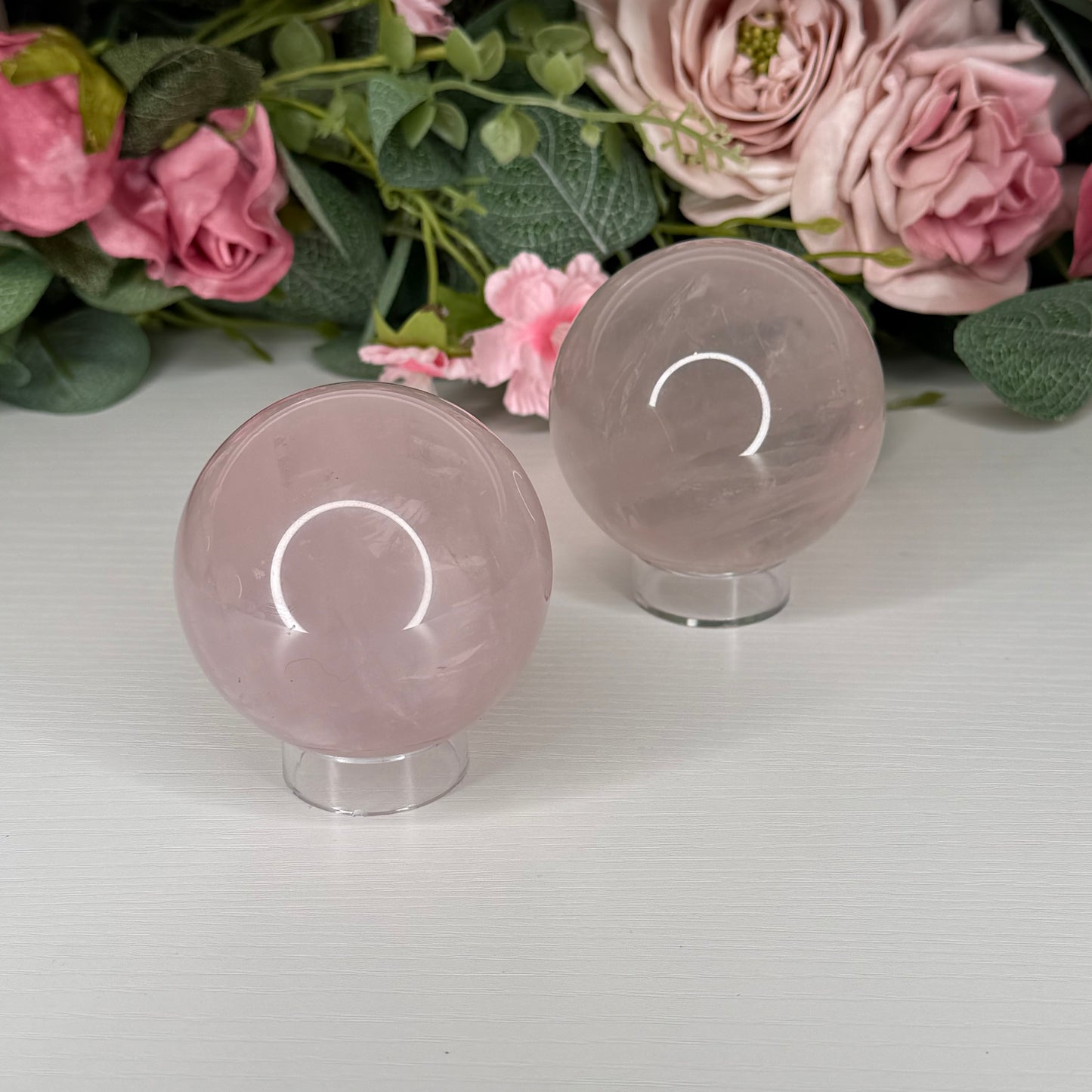 Rose Quartz Spheres
