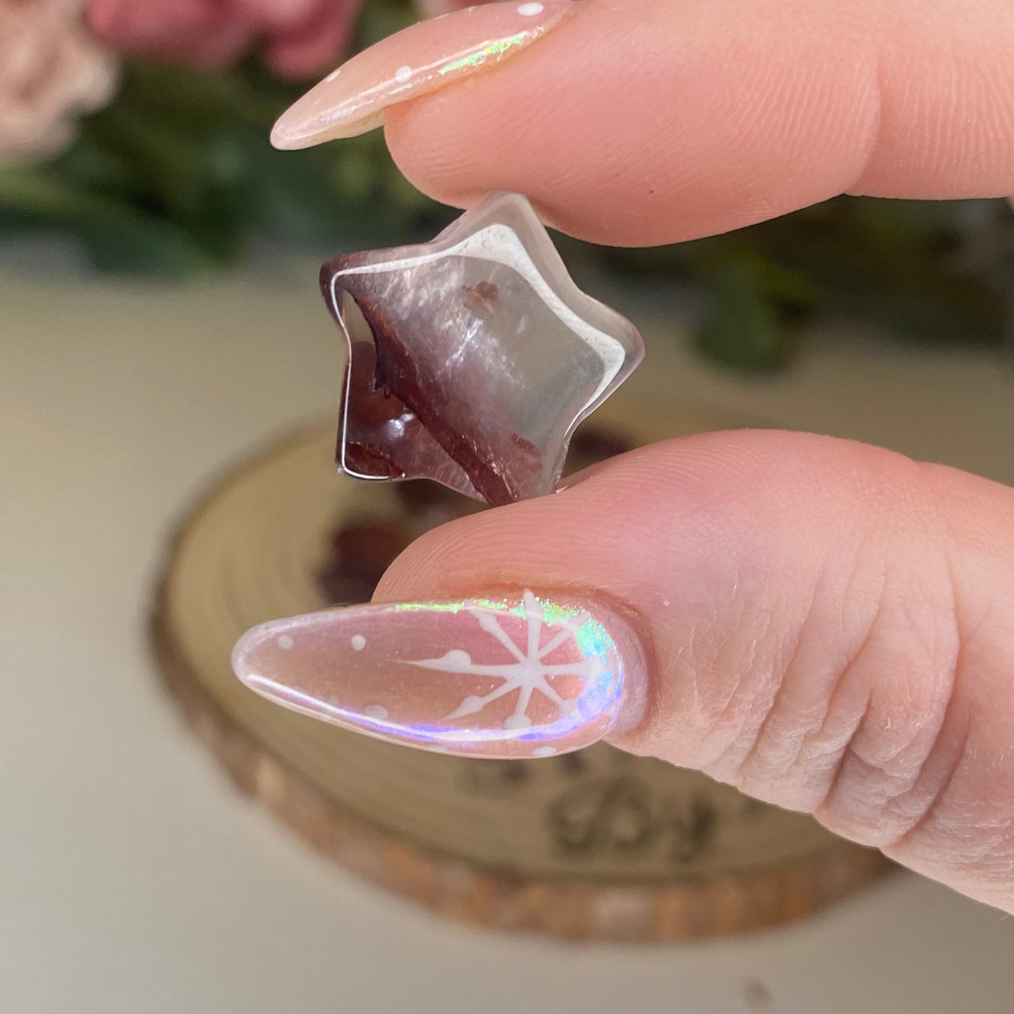 High Quality Fire Quartz Mini Stars & Moons