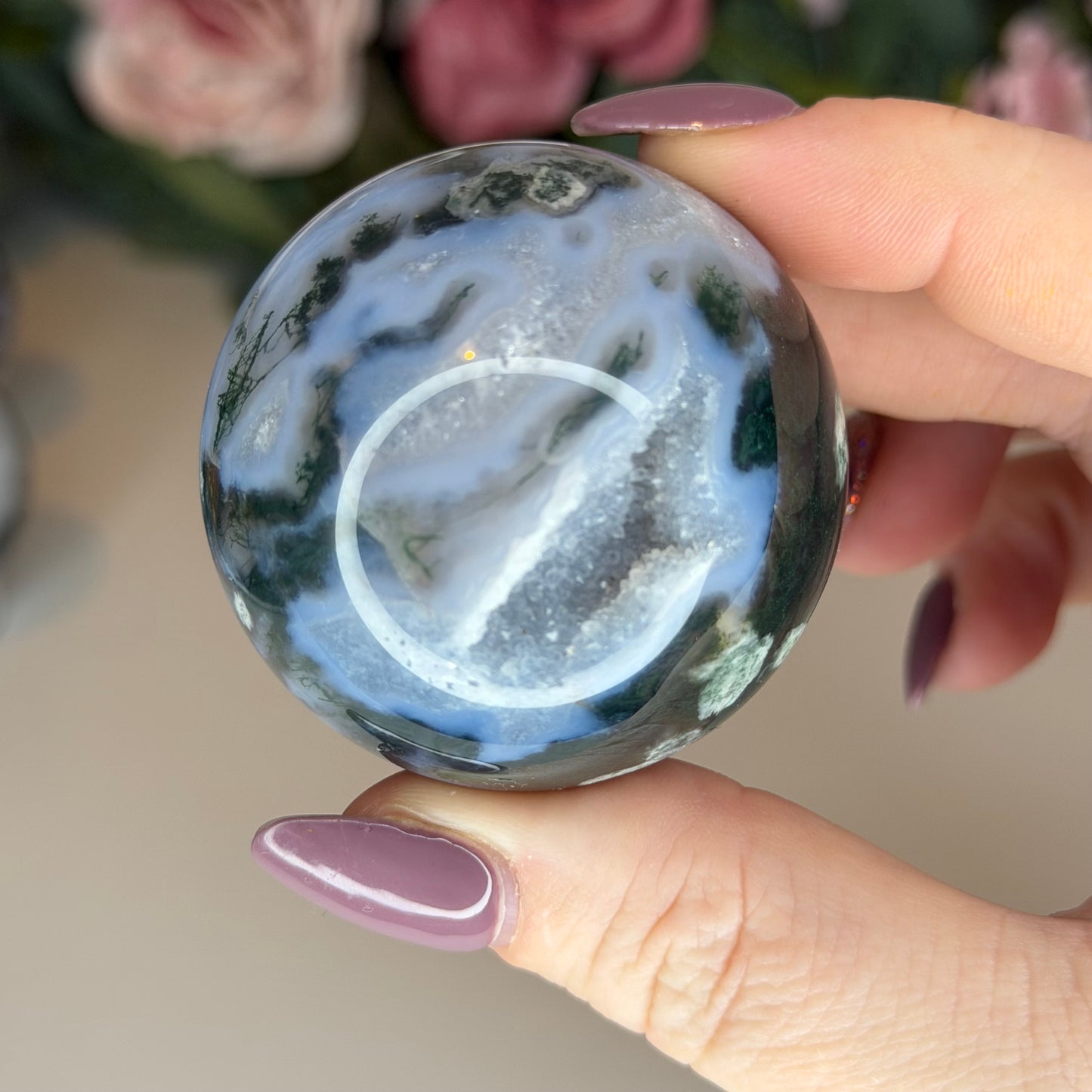 Moss Agate Spheres