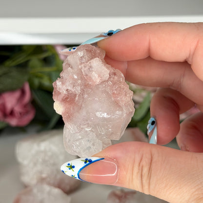 Apophyllite With Pink Chacedony