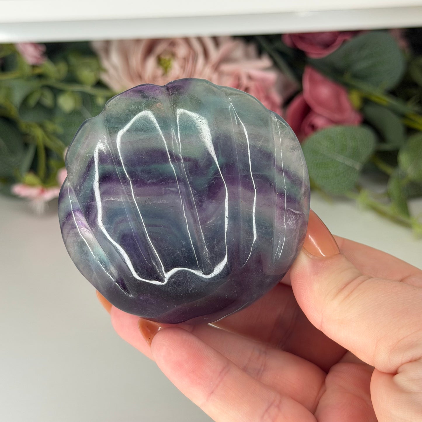 Fluorite Clam Shell