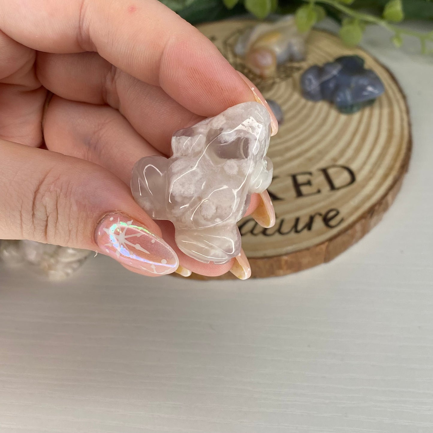 Frog Carving (Intuitively Chosen)