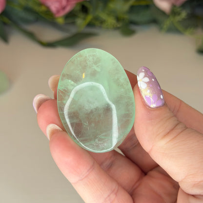 Green Fluorite Palmstones