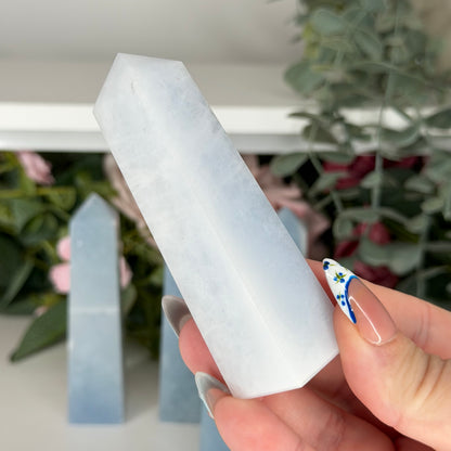 Blue Calcite Towers