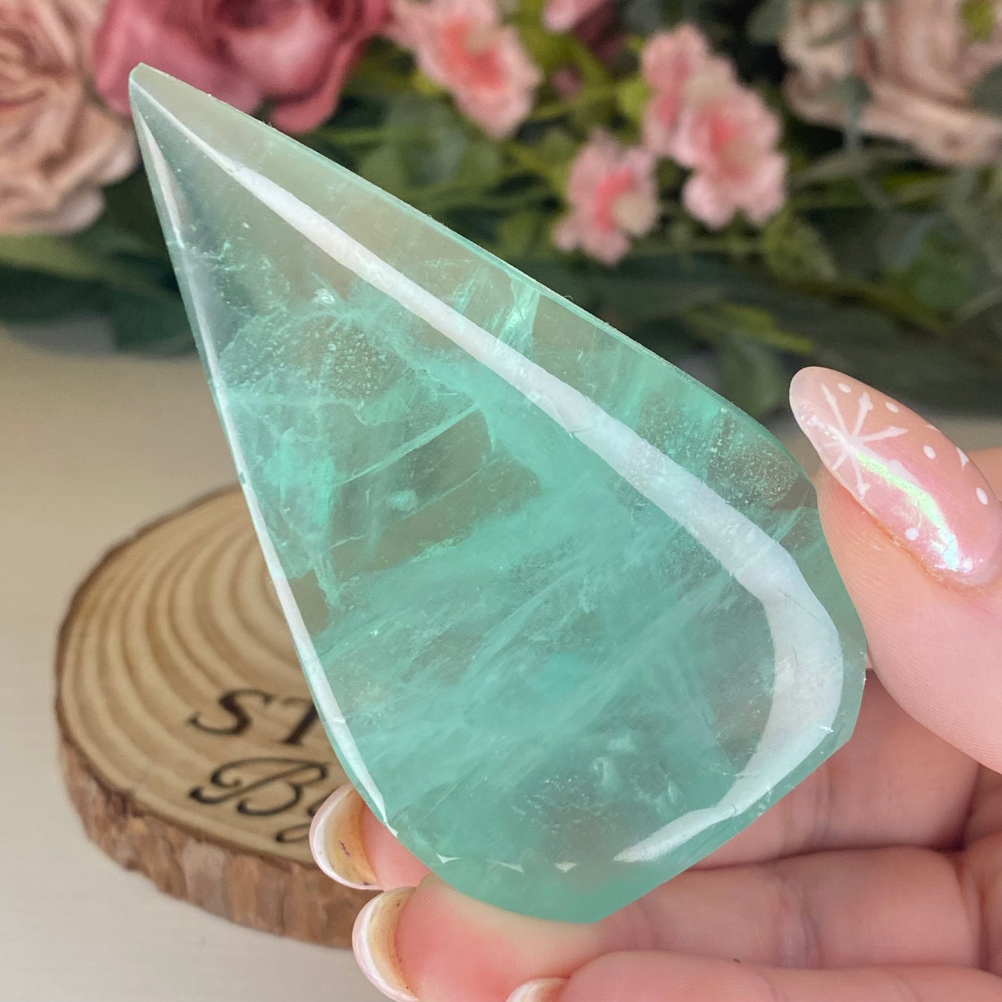 Baja Blast Fluorite Teardrop