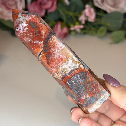Mexican Lace Agate Towers