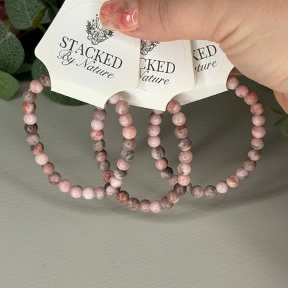 Pink Opal Bracelet (6mm)
