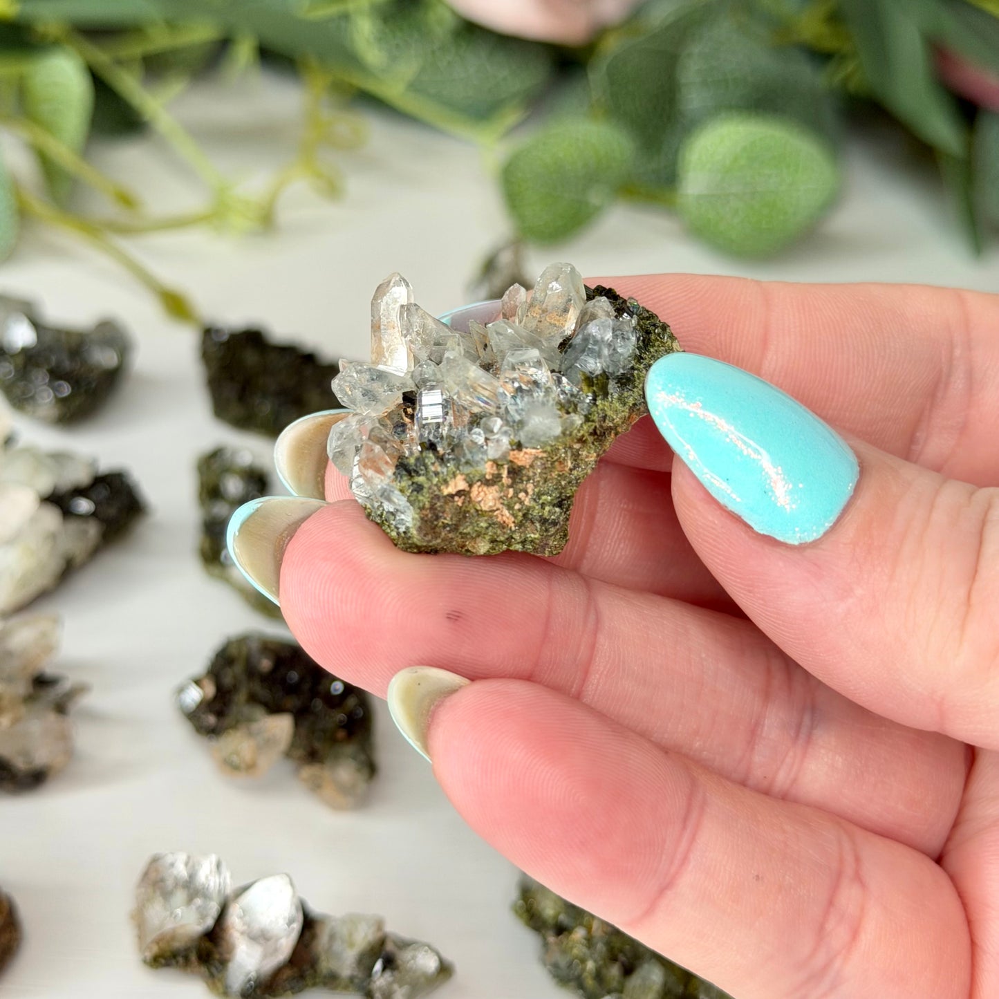 XS Epidote with Quartz