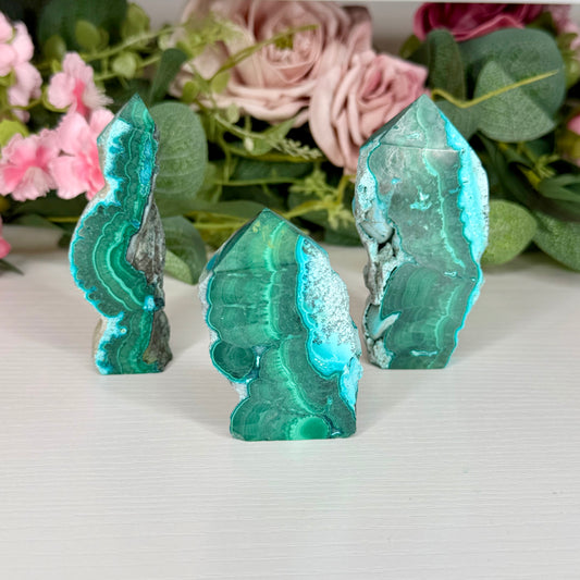Malacholla Towers Half Polished/ Half Raw