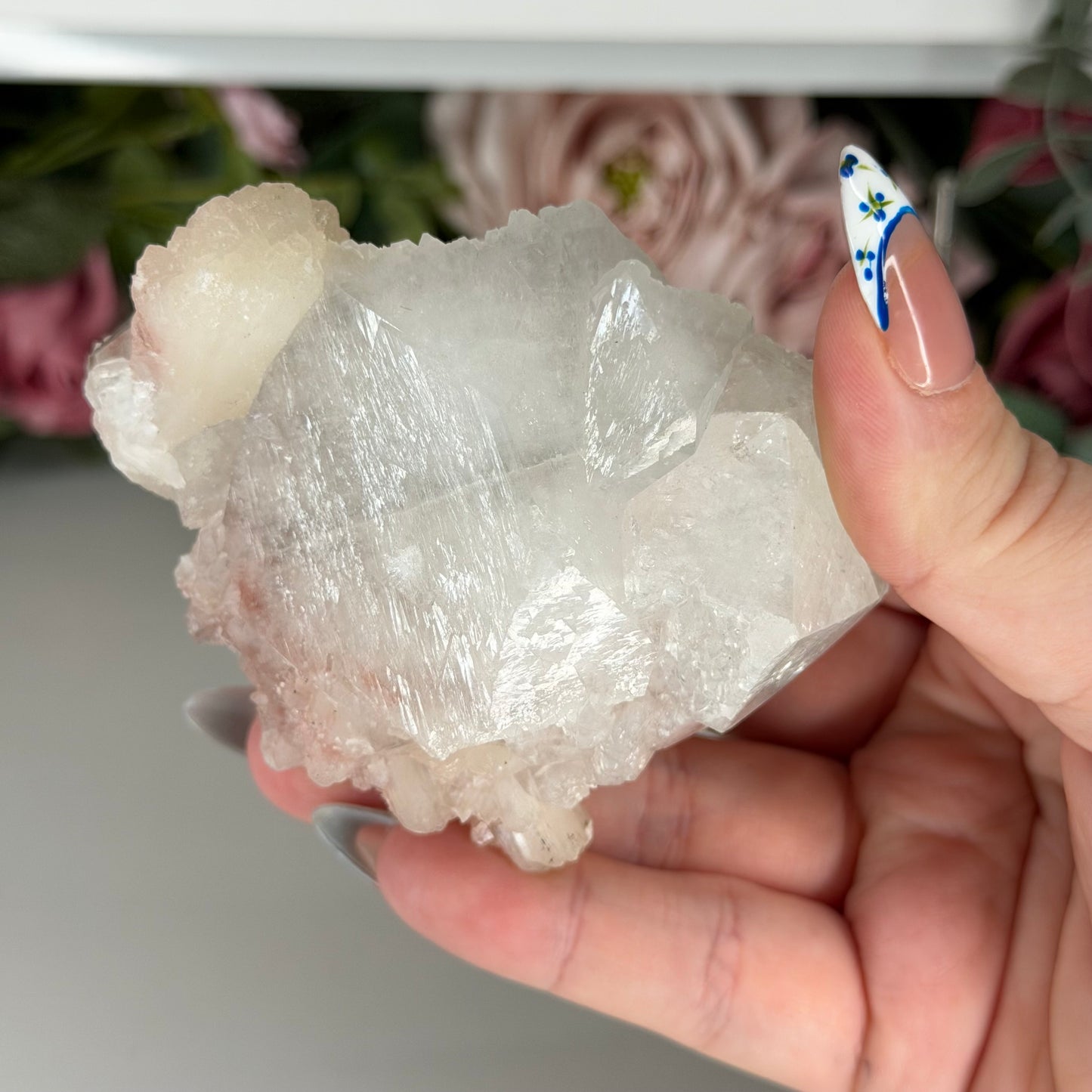 Apophyllite With Pink Chalcedony Z