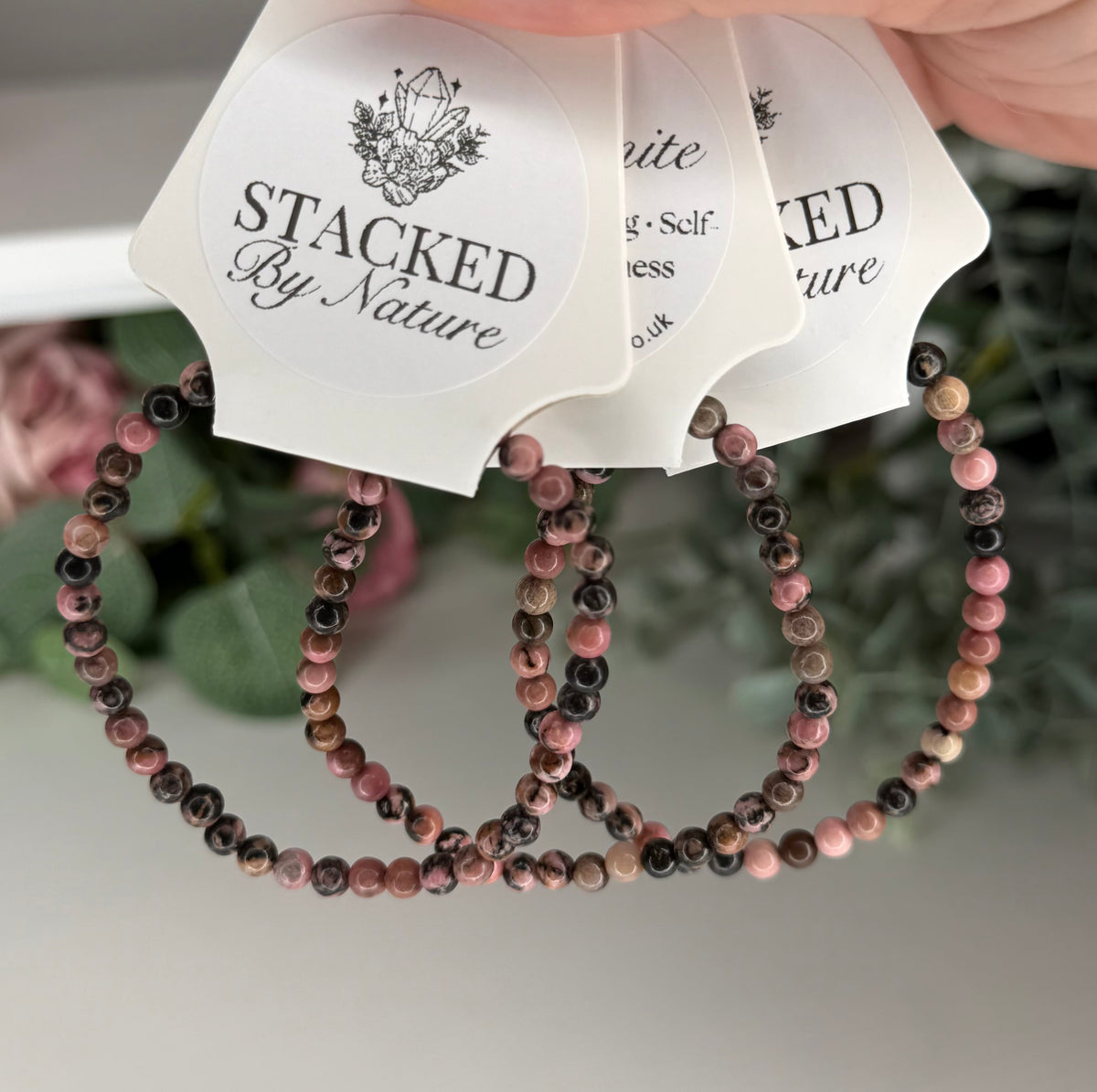 Rhodonite Bracelet (4mm)