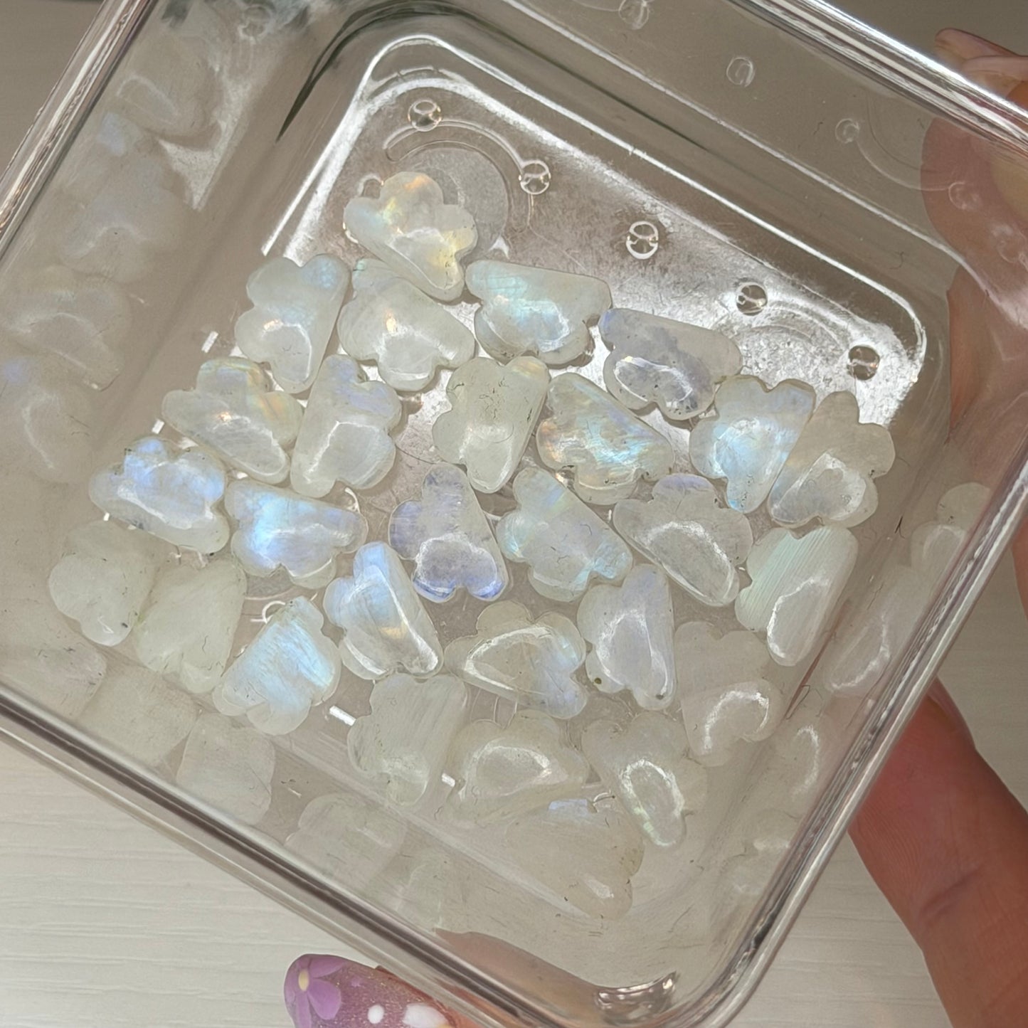 Mini Moonstone Cloud Carving