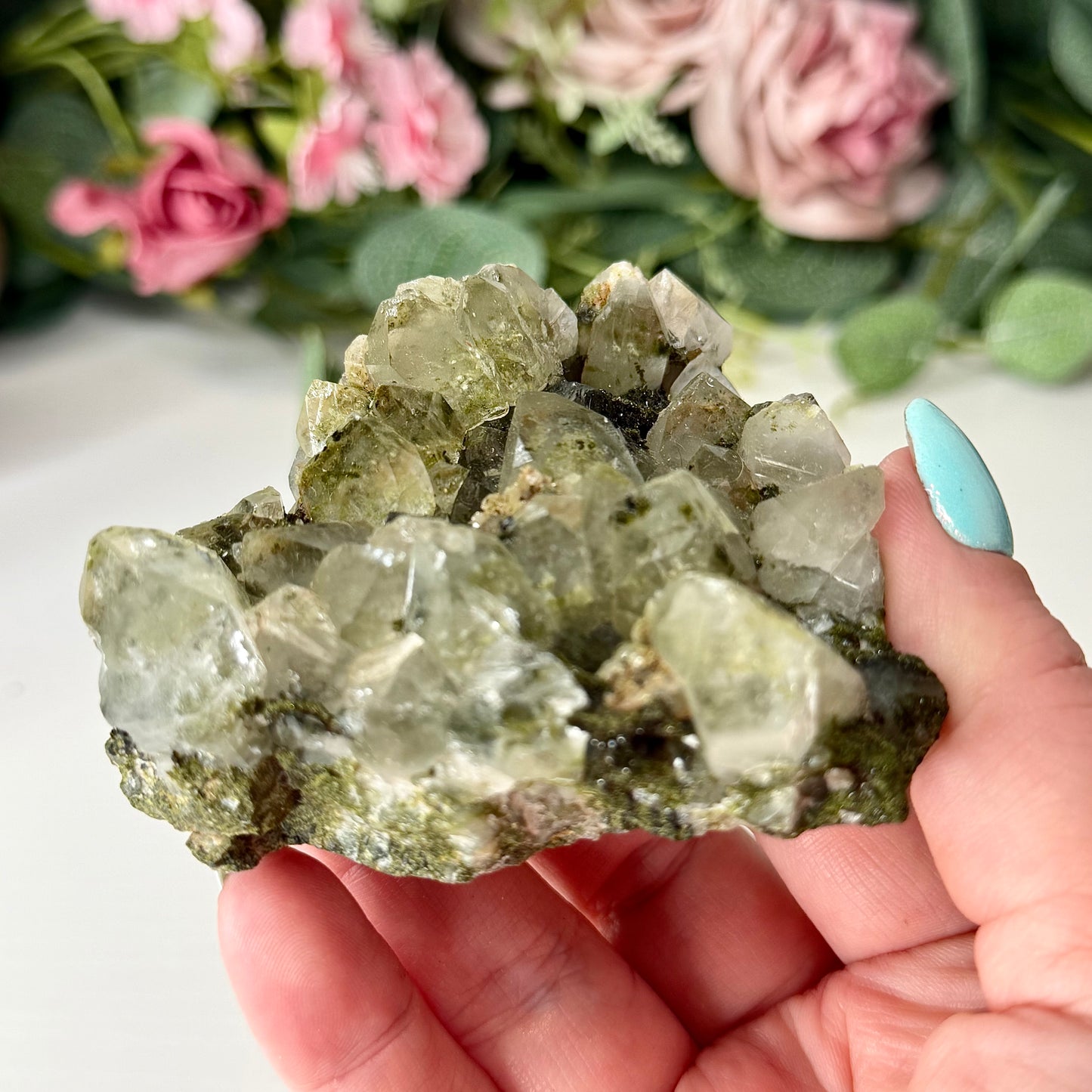 Epidote With Quartz