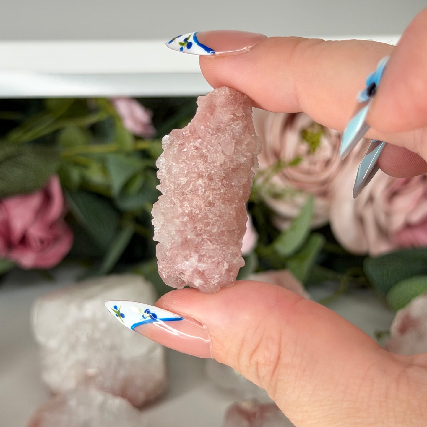 Apophyllite With Pink Chacedony