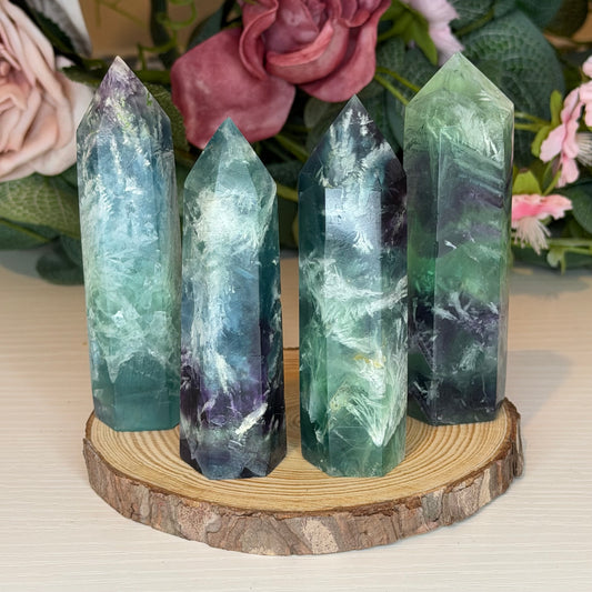 Feather Fluorite Towers