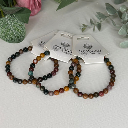 Ocean Jasper Bracelet (6mm)