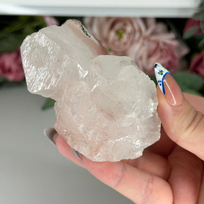 Apophyllite With Pink Chalcedony E