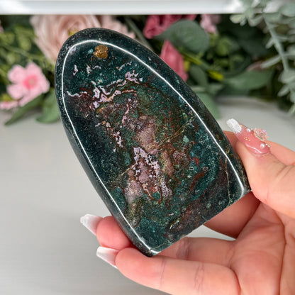 Green Jasper Freeforms