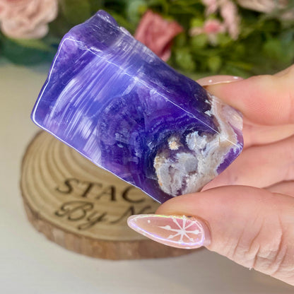 Blue Flower Agate Freeforms