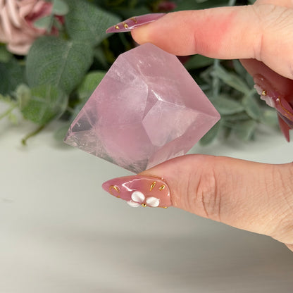Jelly Rose Quartz Freeform