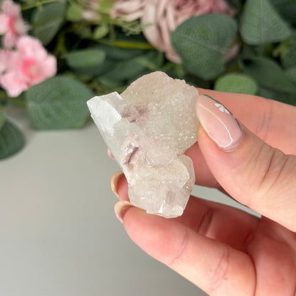 Pink Apophyllie with Stilbite
