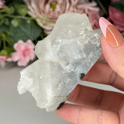 Blue Chalcedony With Apophyllite