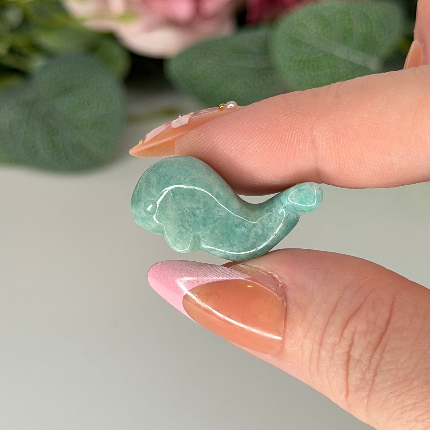 Mini Amazonite Whale